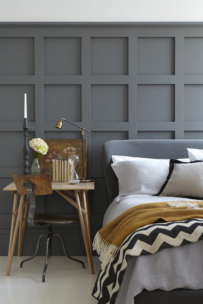 Wall panelling bedroom design